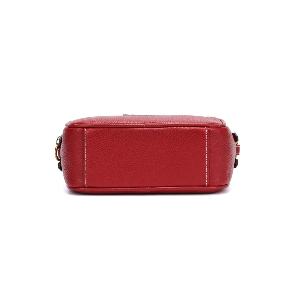 Bolsa Camera Santa Lolla Vermelha Alça Transversal