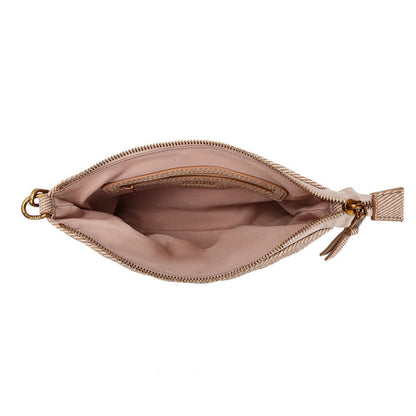 Bolsa Canvas Bege Santa Lolla Alça Corrente 