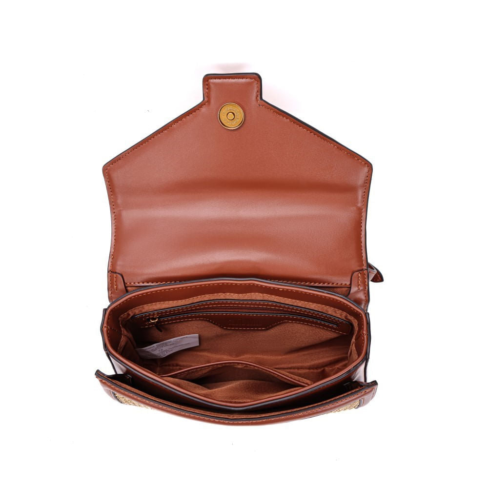 Bolsa Caramelo Tramado Santa Lolla Alça Transversal 