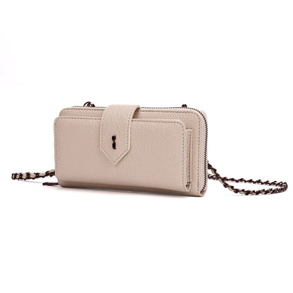 Bolsa Carteira Off White Santa Lolla Alça Corrente Transversal