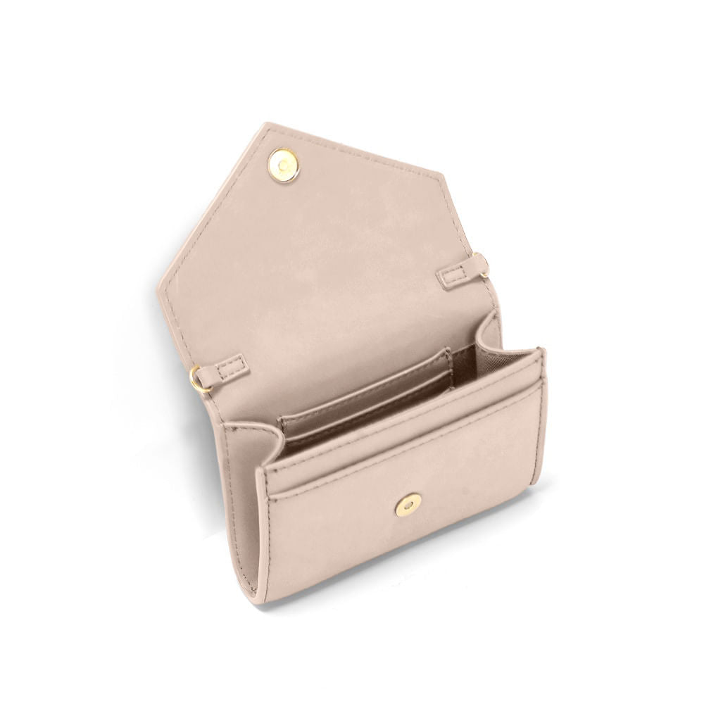 Bolsa Carteira Santa Lolla Areia Alça Transversal
