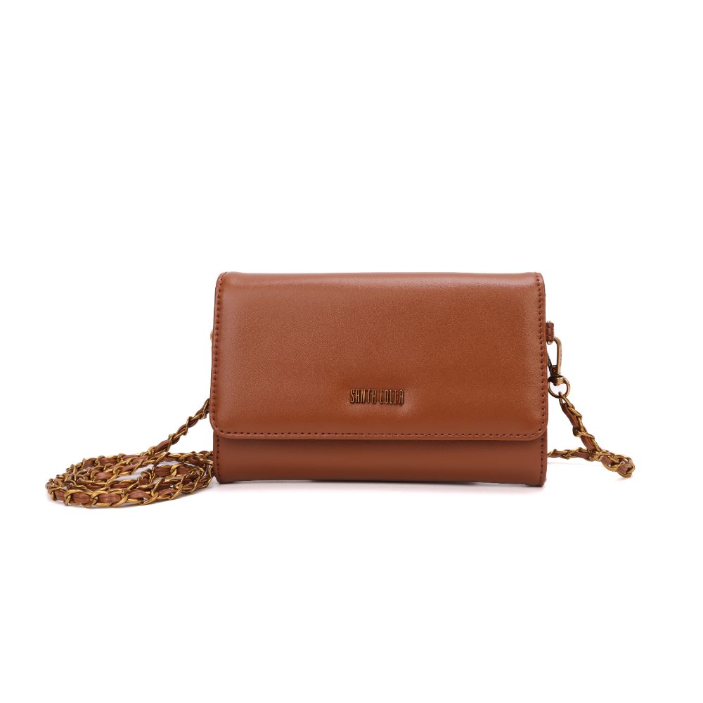 Bolsa Carteira Santa Lolla Caramelo Alça Corrente