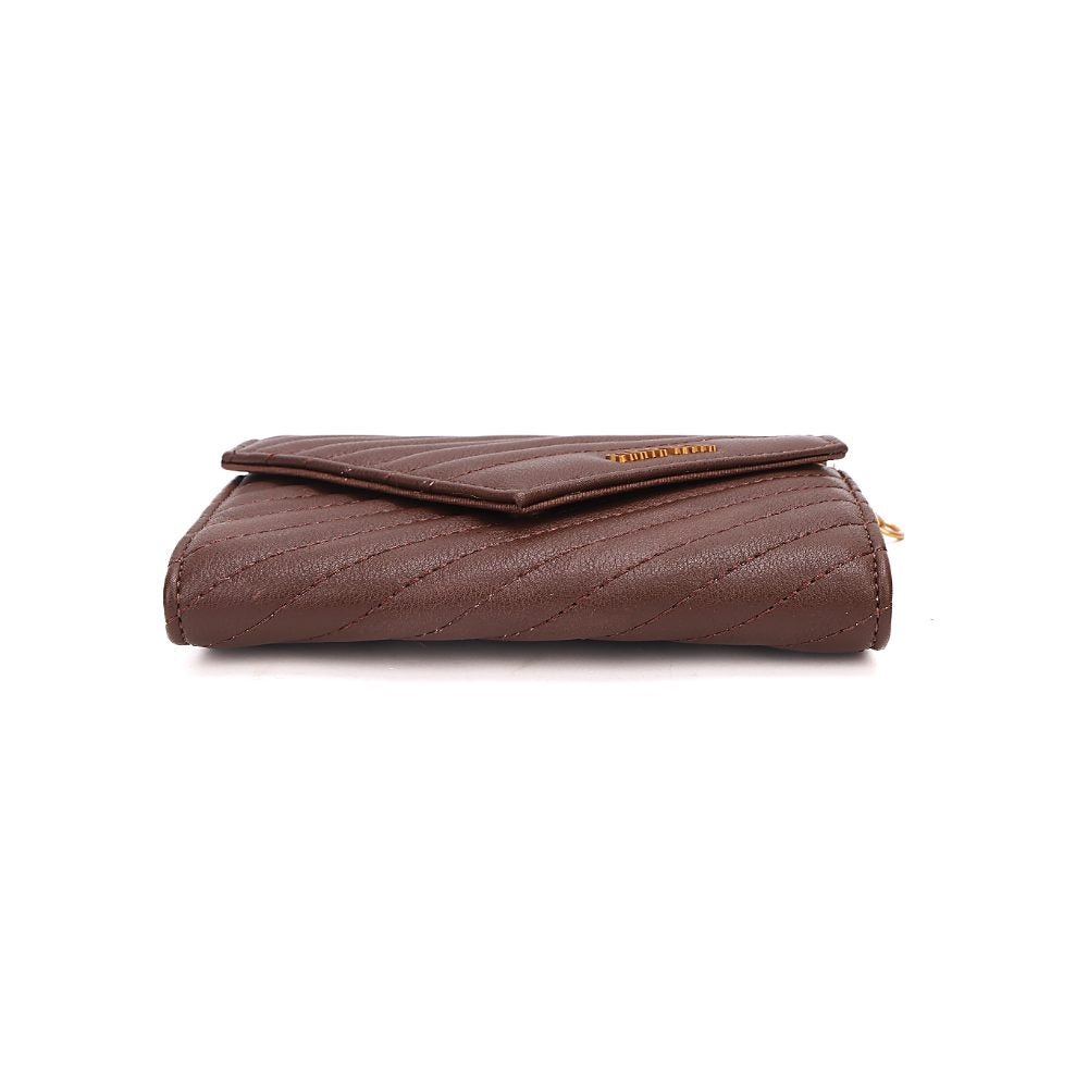 Bolsa Carteira Santa Lolla Marrom Alça Corrente