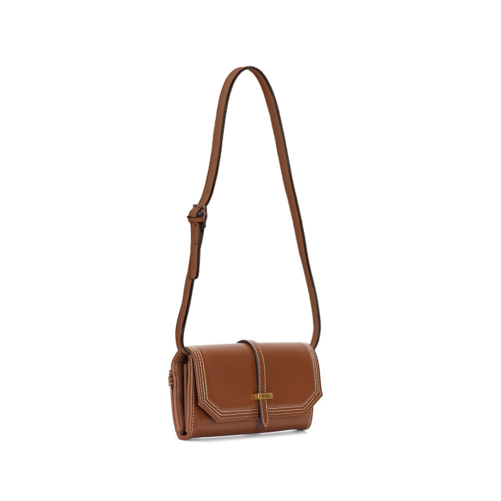 Bolsa Carteira Santa Lolla Marrom Alça Longa