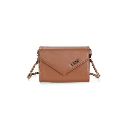Bolsa Carteira Santa Lolla Marrom Alça Transversal