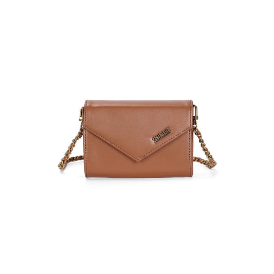 Bolsa Carteira Santa Lolla Marrom Alça Transversal