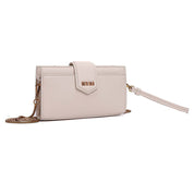 Bolsa Carteira Santa Lolla Off White Alça Corrente