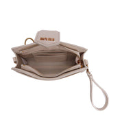 Bolsa Carteira Santa Lolla Off White Alça Corrente