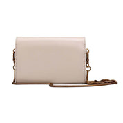 Bolsa Carteira Santa Lolla Off White Alça Corrente