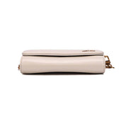 Bolsa Carteira Santa Lolla Off White Alça Corrente