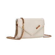 Bolsa Carteira Santa Lolla Off White Alça Corrente