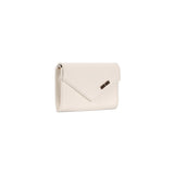 Bolsa Carteira Santa Lolla Off White Alça Corrente Transversal