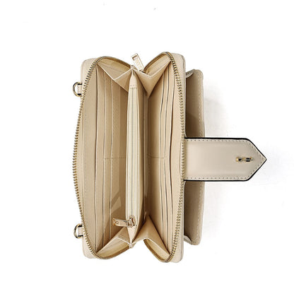 Bolsa Carteira Santa Lolla Off White Alça Transversal 