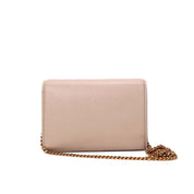 Bolsa Carteira Santa Lolla Off White Corrente Dourada