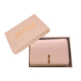 Bolsa Carteira Santa Lolla Off White Corrente Dourada