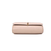 Bolsa Carteira Santa Lolla Off White Corrente Dourada