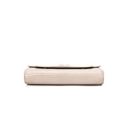 Bolsa Carteira Santa Lolla Off White Corrente Dourada