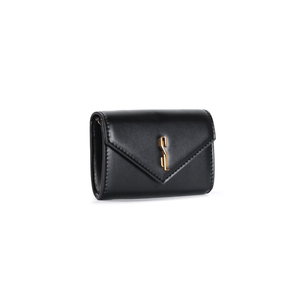 Bolsa Carteira Santa Lolla Preta Alça Corrente
