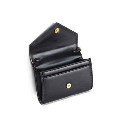 Bolsa Carteira Santa Lolla Preta Alça Corrente
