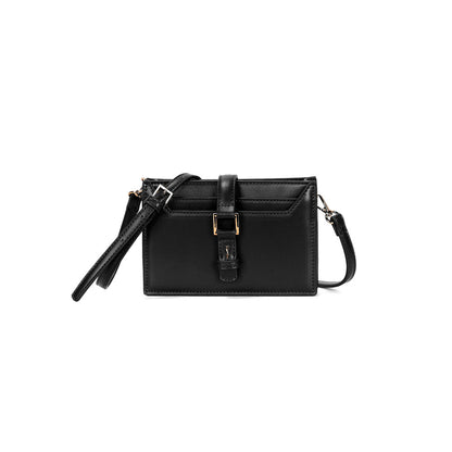 Bolsa Carteira Santa Lolla Preta Alça Transversal