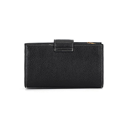 Bolsa Carteira Santa Lolla Preta Alça Transversal Corrente