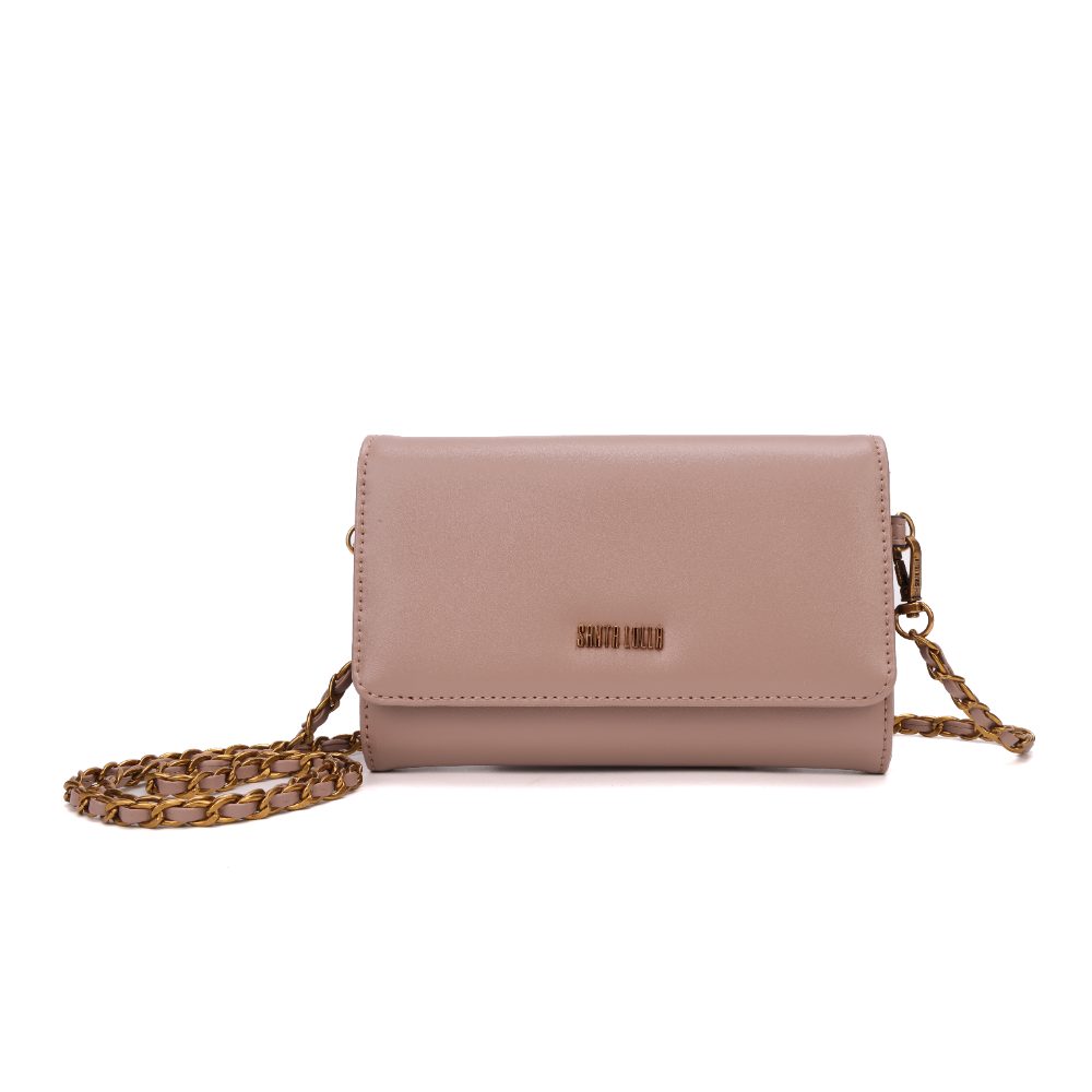 Bolsa Carteira Santa Lolla Rosa Alça Corrente