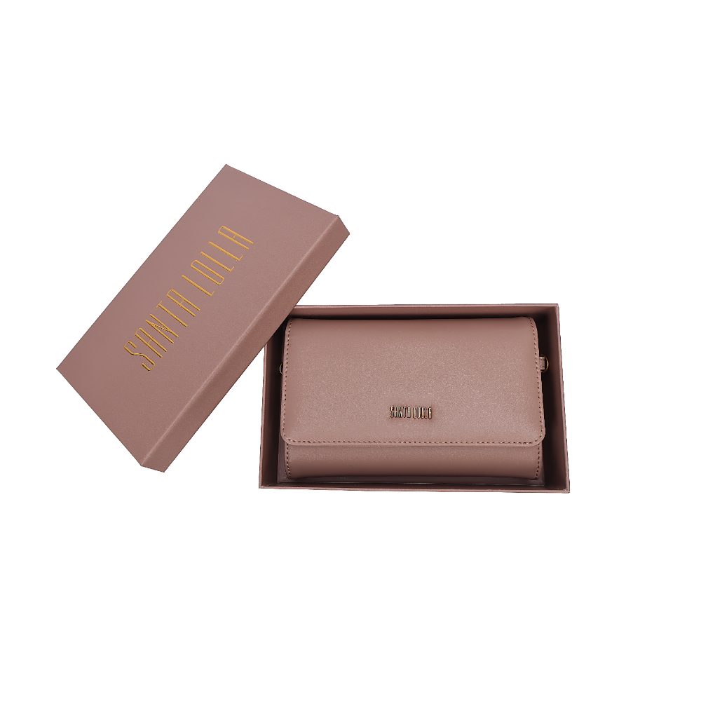 Bolsa Carteira Santa Lolla Rosa Alça Corrente