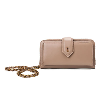 Bolsa Carteira Santa Lolla Rosa Alça Corrente