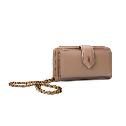 Bolsa Carteira Santa Lolla Rosa Alça Corrente