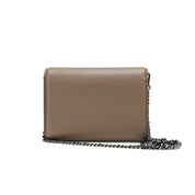 Bolsa Carteira Santa Lolla Taupe Alça Corrente