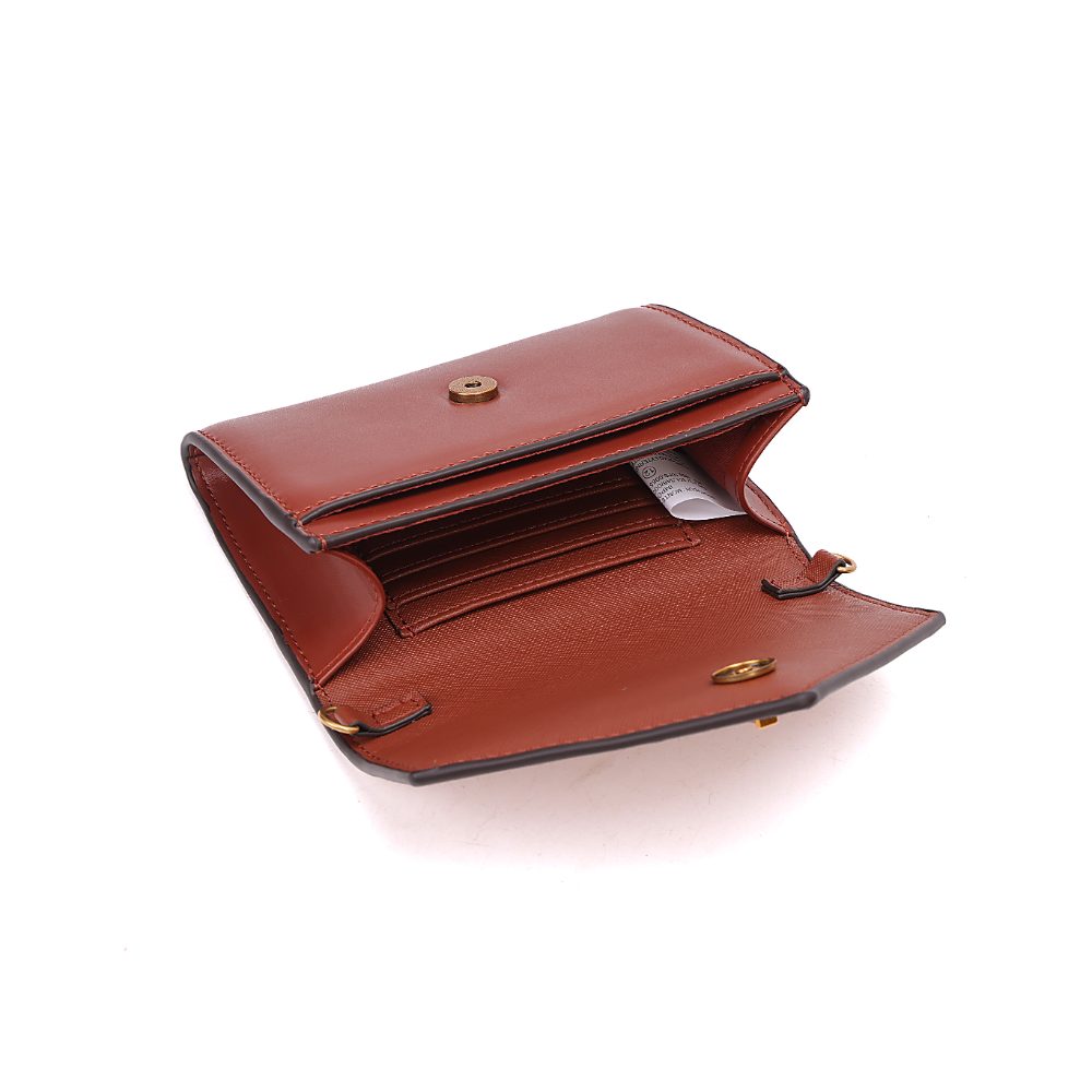 Bolsa Carteira Santa Lolla Terracota Aba Triangular