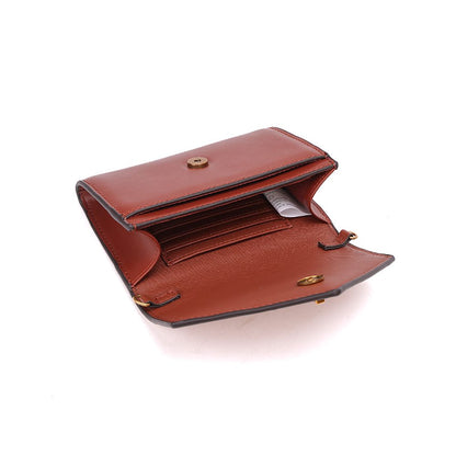 Bolsa Carteira Santa Lolla Terracota Aba Triangular