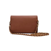 Bolsa Carteira Santa Lolla Terracota Alça Corrente