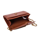 Bolsa Carteira Santa Lolla Terracota Alça Corrente