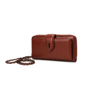 Bolsa Carteira Santa Lolla Terracota Alça Corrente