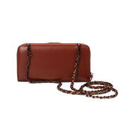 Bolsa Carteira Santa Lolla Terracota Alça Corrente