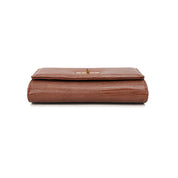 Bolsa Carteira Santa Lolla Terracota Lizard Corrente
