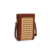 Bolsa Carteira Santa Lolla Terracota Tramado