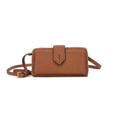 Bolsa Carteira Tiracolo Santa Lolla Caramelo Zíper