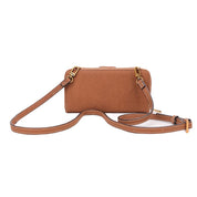 Bolsa Carteira Tiracolo Santa Lolla Caramelo Zíper