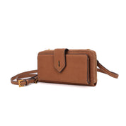 Bolsa Carteira Tiracolo Santa Lolla Caramelo Zíper