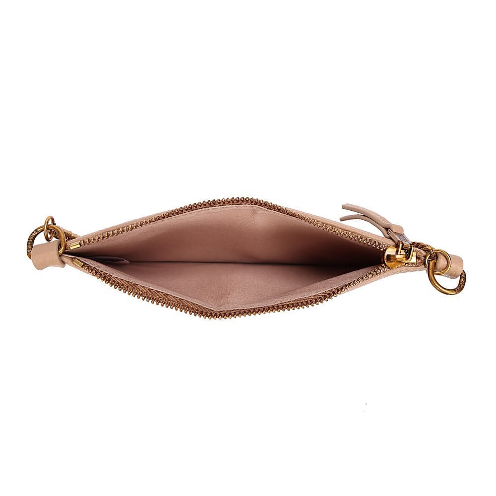 Bolsa Clutch Bege Santa Lolla Alça Dupla 