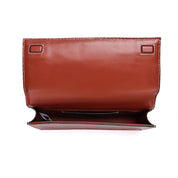 Bolsa Clutch De Mão Santa Lolla Bege Tramada 