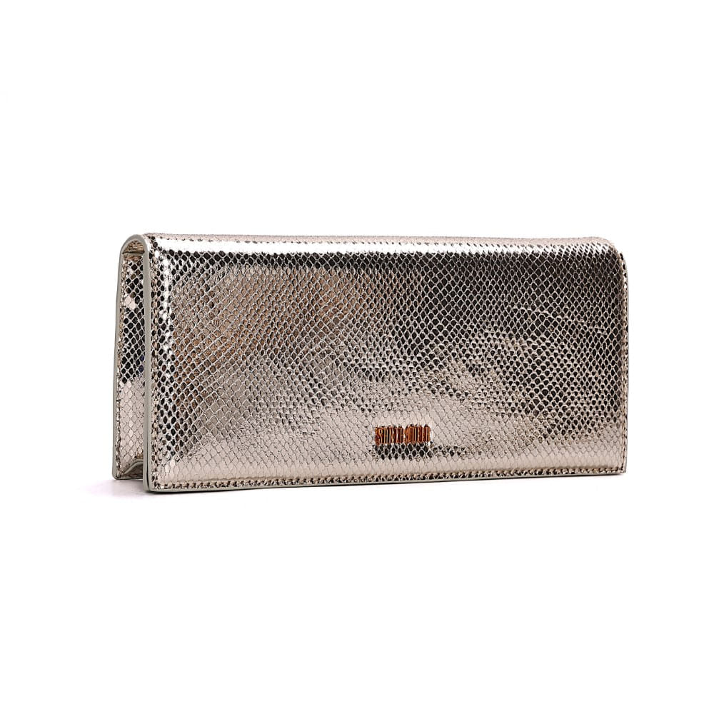 Bolsa Clutch De Mão Santa Lolla Dourada 