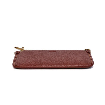 Bolsa Clutch Marrom Santa Lolla Alça Dupla 