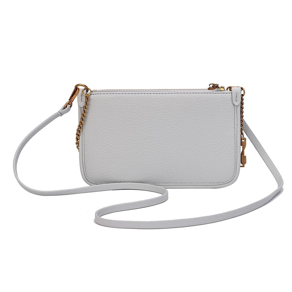Bolsa Clutch Off White Santa Lolla Alça Dupla 