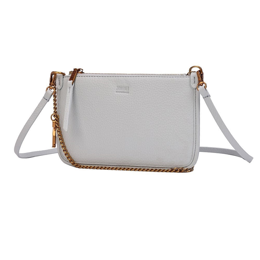 Bolsa Clutch Off White Santa Lolla Alça Dupla 