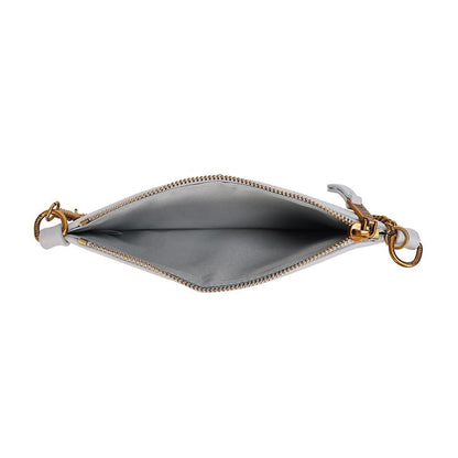 Bolsa Clutch Off White Santa Lolla Alça Dupla 