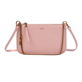 Bolsa Clutch Rosa Santa Lolla Alça Dupla