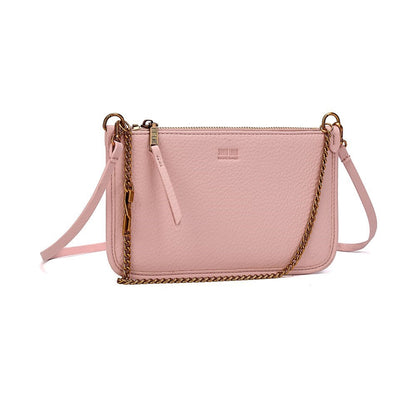 Bolsa Clutch Rosa Santa Lolla Alça Dupla 